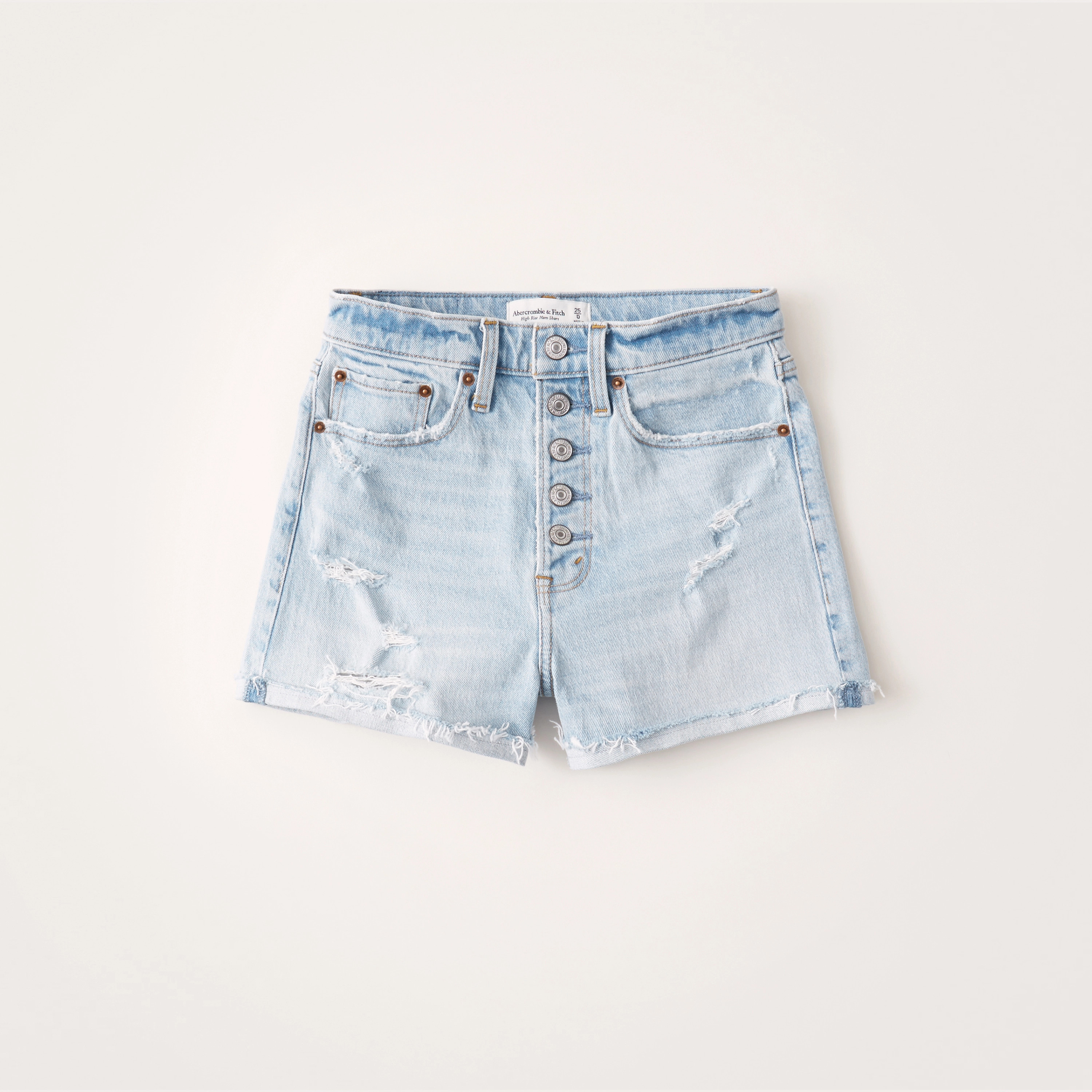 High Rise Mom Shorts | Abercrombie & Fitch (US)