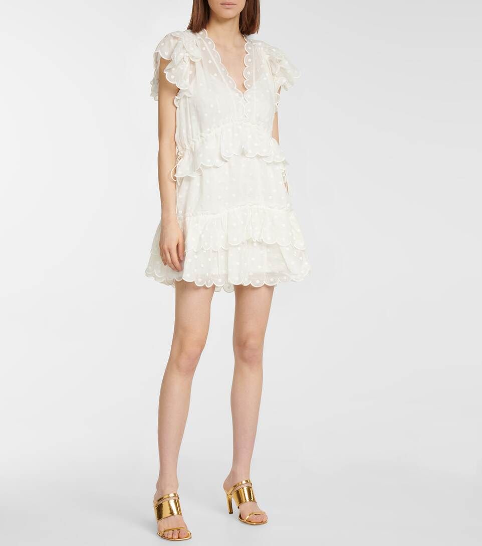 Mae ruffled ramie minidress | Mytheresa (US/CA)