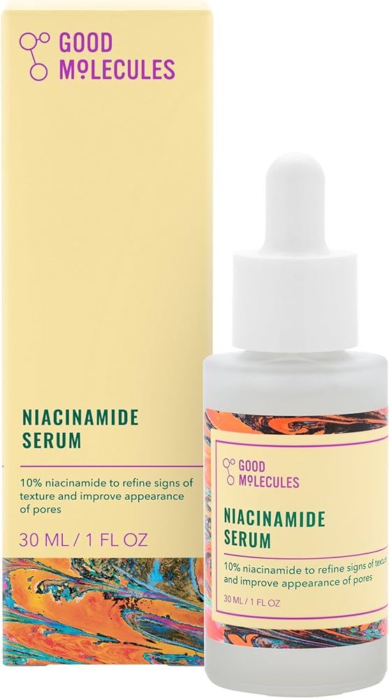 Good Molecules Niacinamide Serum - 10% Niacinamide Balancing B3 Facial Serum for Acne, Tone, Text... | Amazon (US)