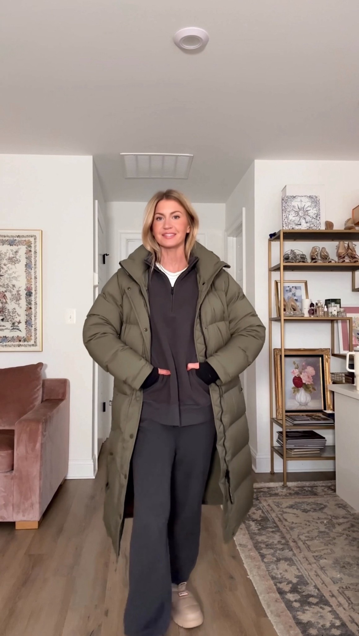 Cold weather outfit! 
Sweat set: wearing size small
Cost: wearing size small 

#LTKGiftGuide #LTKHoliday #LTKdayinmylife