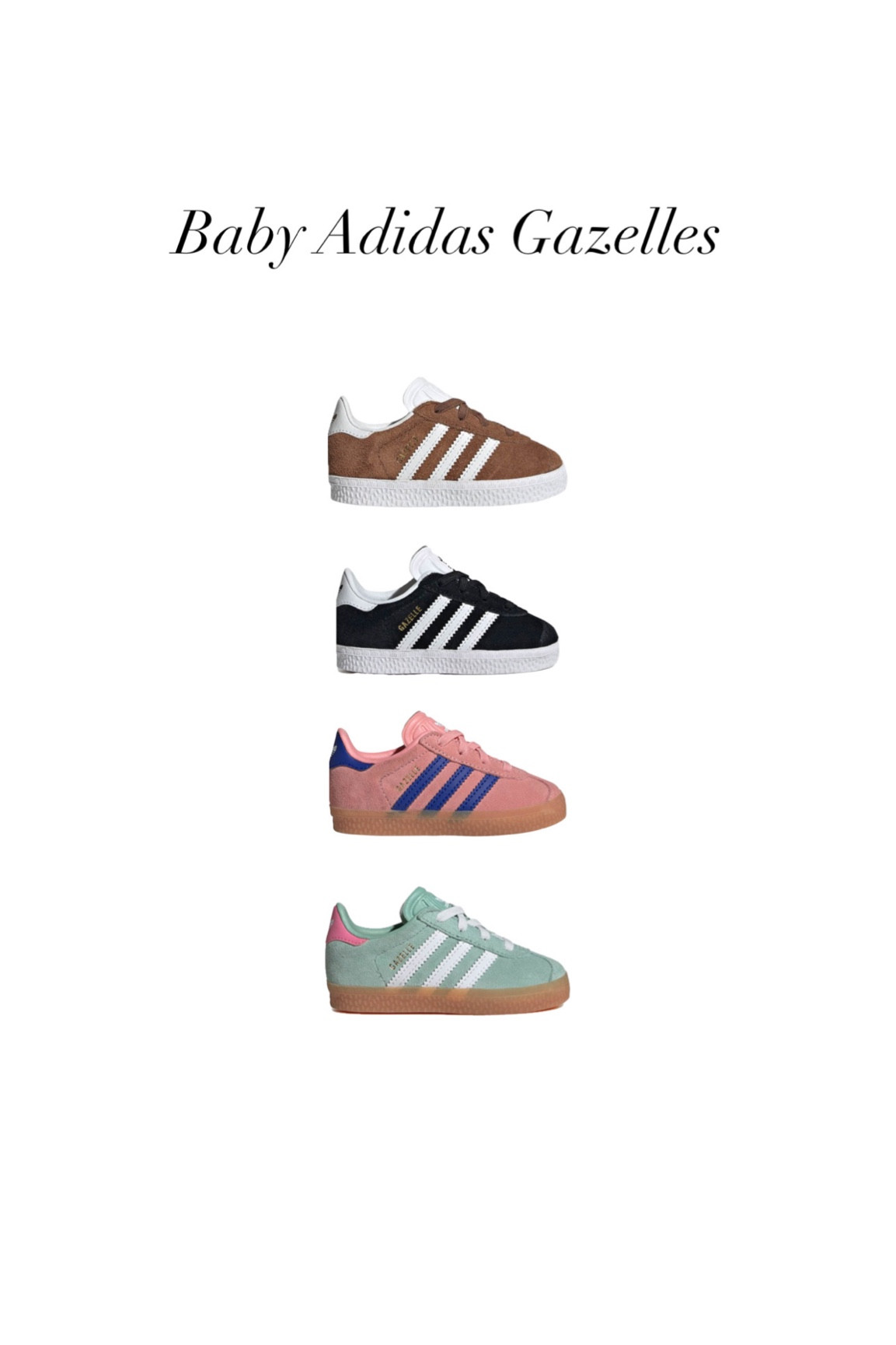Obsessed with these baby adidas 🤩

#LTKBaby #LTKShoeCrush #LTKFindsUnder100
