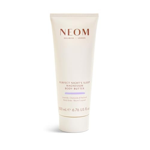 Neom - Magnesium Body Butter | 6.76 Fl Oz (200ml) | Lavender, Chamomile, & Patchouli | Lotion for Sleep with Essential Oils | 100% Natural Fragrances | Nourish & Soften | Signature Sleepy Scent | Amazon (US)