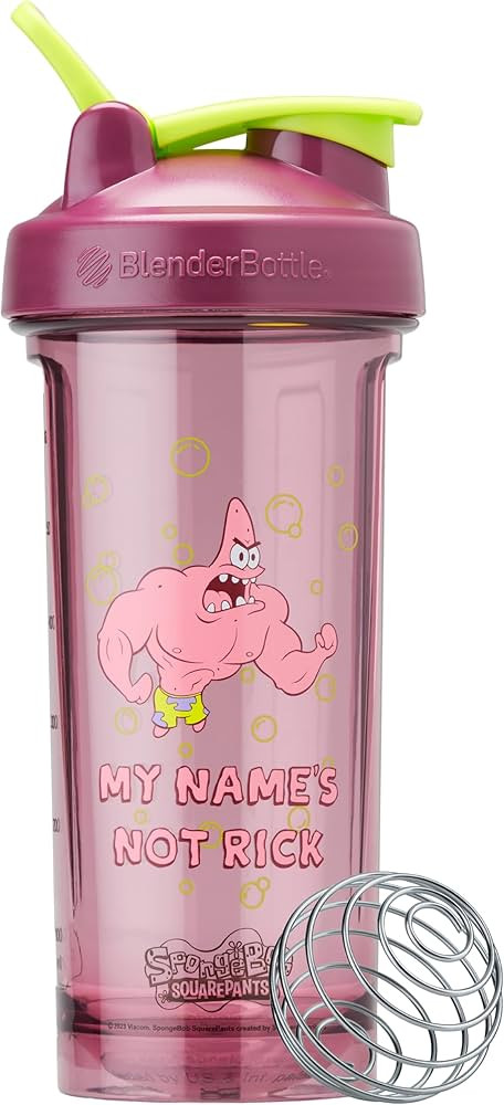 BlenderBottle Spongebob Shaker Bottle Pro Series Perfect for Protein Shakes and Pre Workout, 28-O... | Amazon (US)