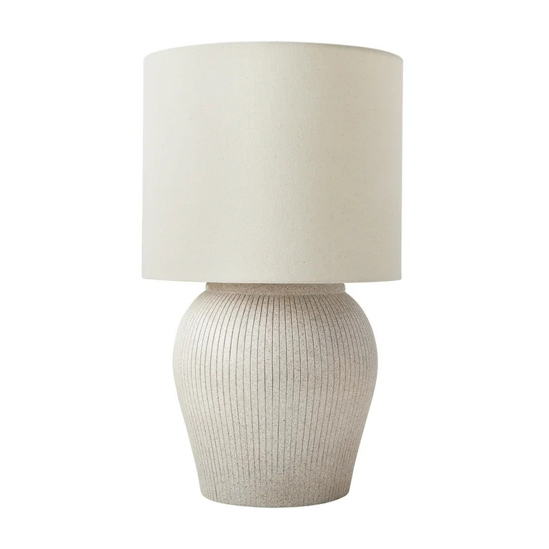 Better Homes & Gardens 21" Raw Sand Table Lamp with Shade by Dave & Jenny Marrs | Walmart (US)