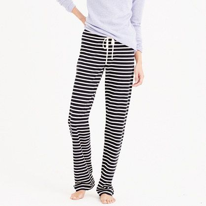 Dreamy cotton pant in stripe | J.Crew US