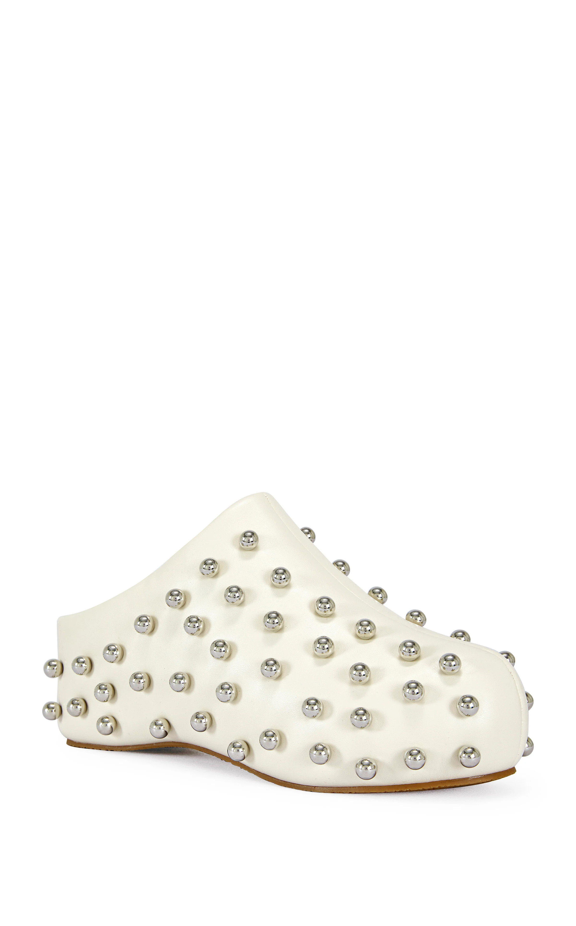 DARWINSTUD-BONE FLATFORM MULE | Azalea Wang