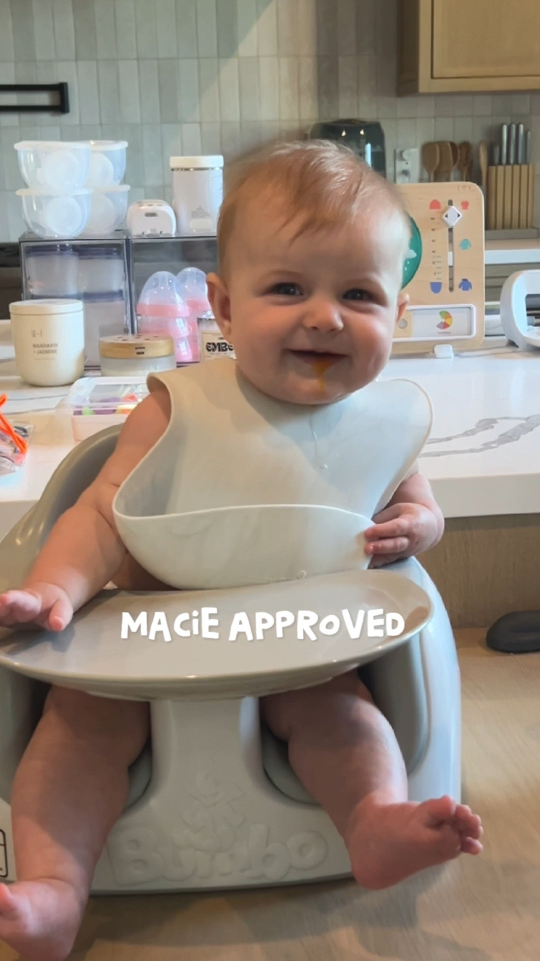 Not sure how the baby is old enough for solids but here we are 🥹 the grownsy food maker makes it SO easy to prep our own purées!

#LTKBaby #LTKKids #LTKmomlife