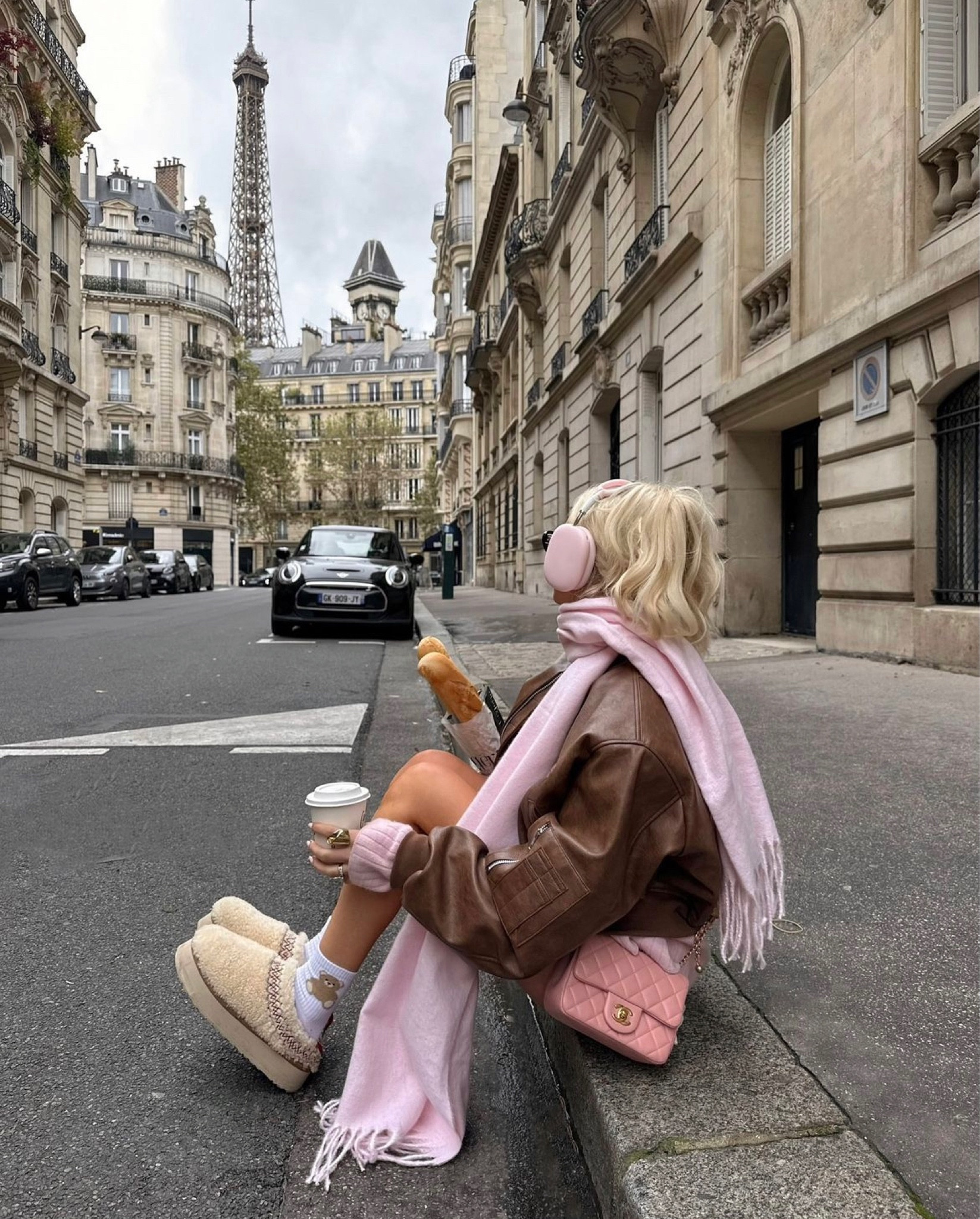 Bundled up in pariiii 🧸🌸🫶🏼

Leather bomber jacket, brown leather, cozy outfit, fall outfit, fall style, winter style, pink outfit

#LTKSeasonal #LTKStyleTip #LTKShoeCrush