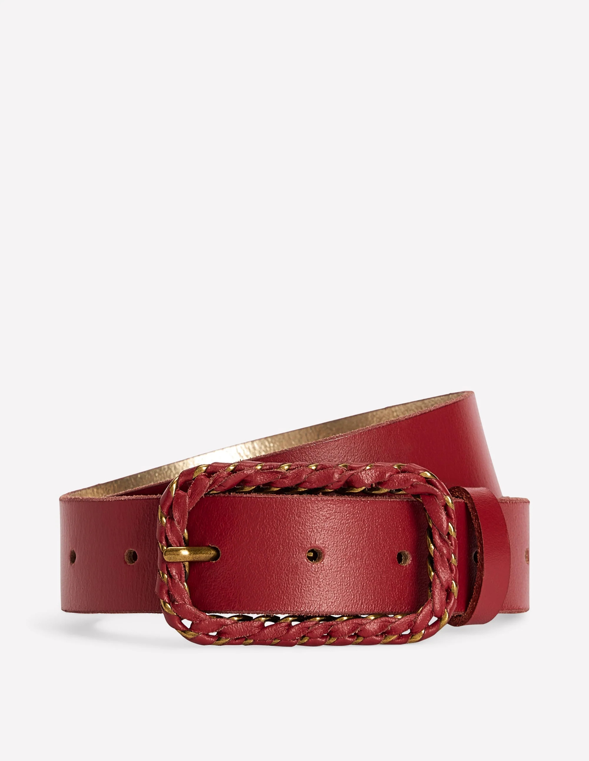 Geflochtener G\u00fcrtel mit Metalldetails-Granatapfel | Boden DE