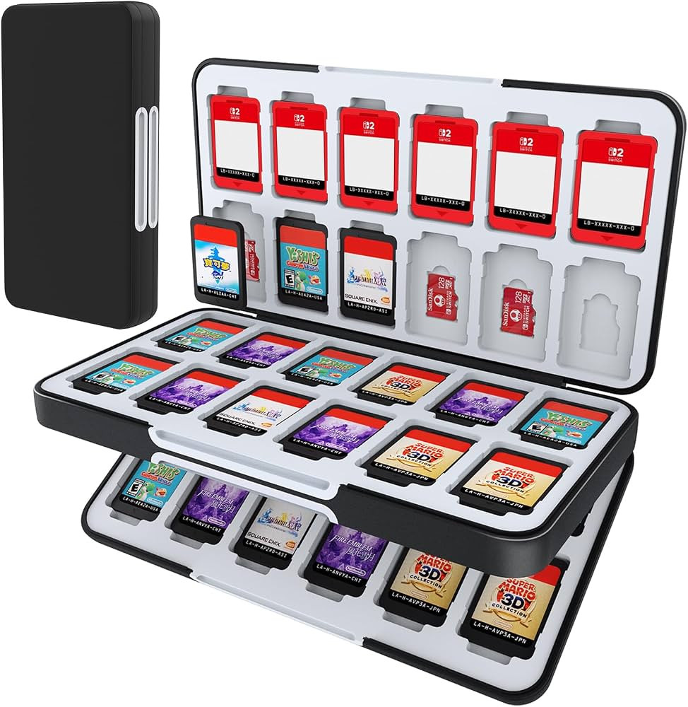 HEIYING Switch Game Card Case for Nintendo Switch 2 (2025)/ Switch OLED,Portable Switch Lite Game... | Amazon (US)