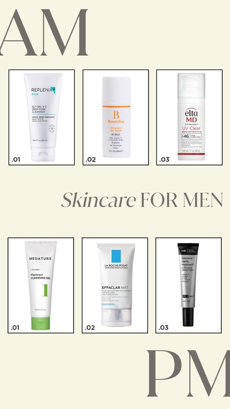 Skincare routine for men (AM & PM) ☁️

#LTKMens