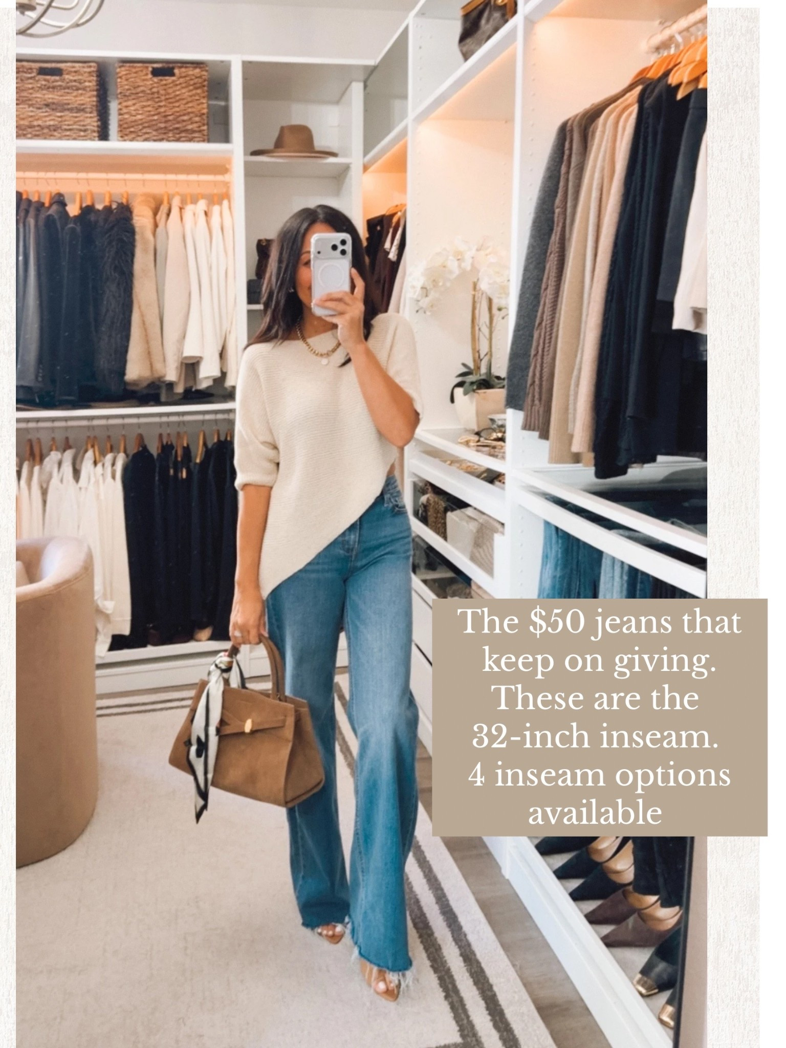 Jeans are amazing- my go-to when I want to wear heels. They come in 4 inseams. I’m in the 32 
Everything TTS 

#LTKootd #LTKOver40