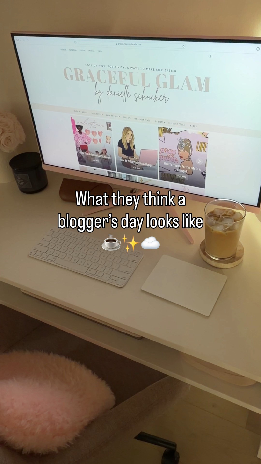 The reality of the blogging life 👀 and I wouldn’t change a think! My pink computer monitor that I use with my MacBook Pro makes coding even more fun 🩷 I’ve had these West Elm petrified wood coasters for years and they’re amazing for my multiple coffees a day 🤭



#LTKdayinmylife #LTKHome #LTKmorningroutine