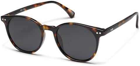 SOJOS Small Round Classic Polarized Sunglasses for Women Men Vintage Style UV400 Lens MAY SJ2113 | Amazon (US)