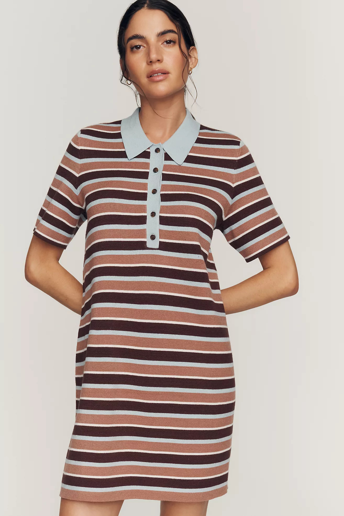 By Anthropologie Pollie Mini Swing Sweater Dress | Anthropologie (US)