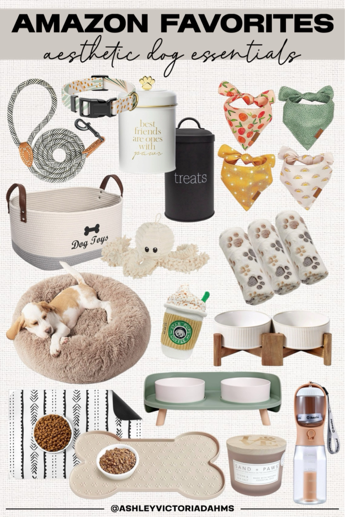 My favorite aesthetic dog items from Amazon!! 

#dog #puppy #aesthetic #amazon #amazonfinds #dogbed #doggifts#leashes #collars #boho 


#LTKHome #LTKFindsUnder50 #LTKActive