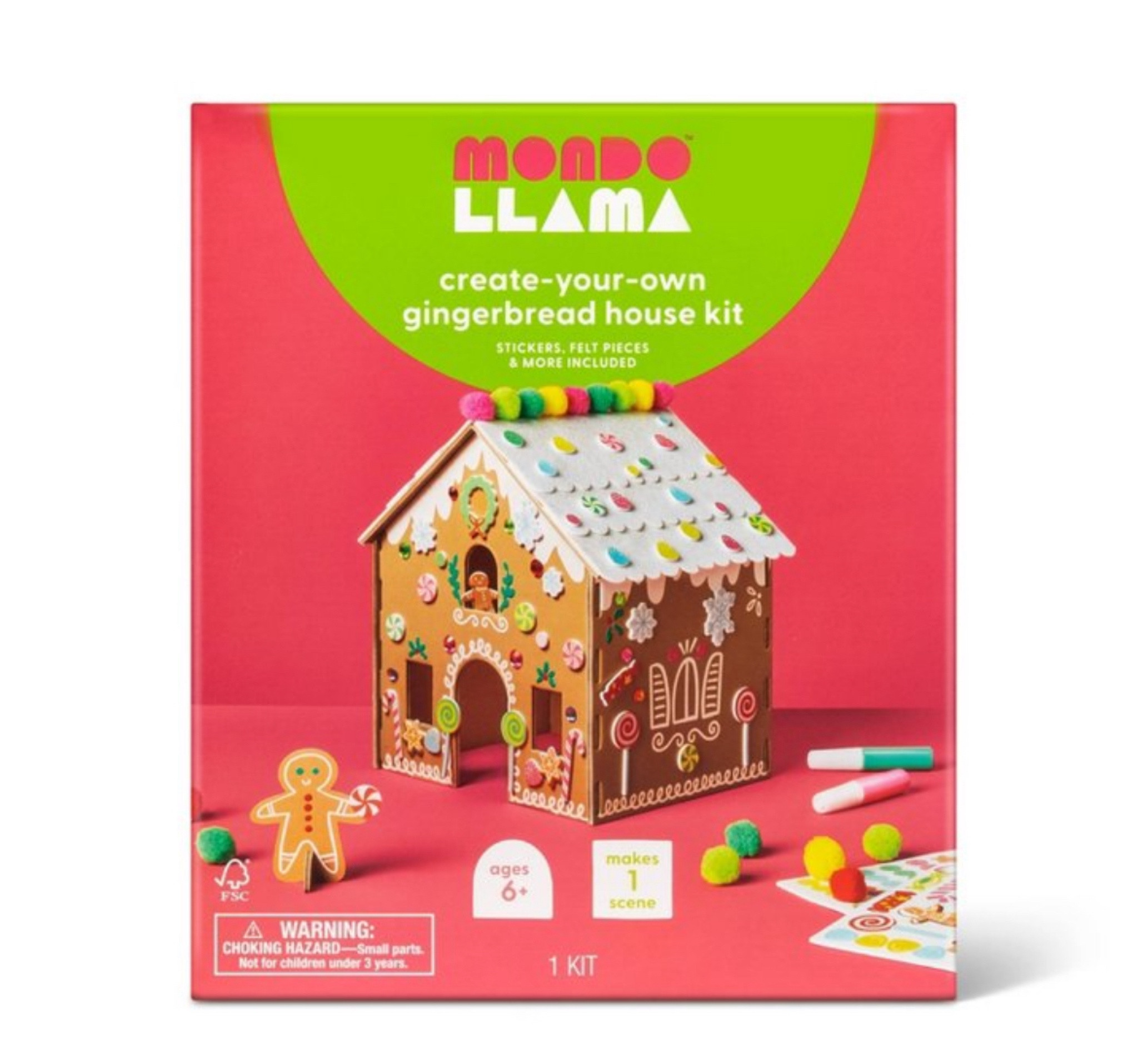 Gingerbread house
Kid activities 
Kid crafts