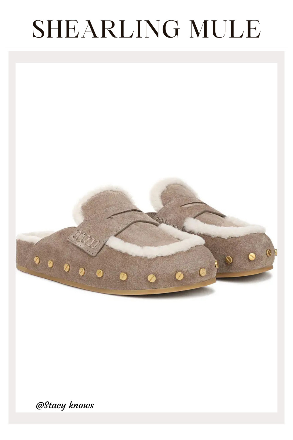Step into pure luxury! The Fenix Genuine Shearling Mule is the ultimate blend of cozy and chic. Between the polished studs, plush shearling trim, and that classic penny-keeper detail, these suede beauties elevate any casual look instantly. Shop this "quiet luxury" staple on my LTK! 
#LTKshoegame #ShearlingMules #LuxeStyle #SuedeShoes #WinterEssentials #CozyChic #ShoeCrush #EffortlessStyle #LTKstyletip #MuleObsessed #QuietLuxury 

 #LTKstorytime #LTKPetite #LTKWorkwear