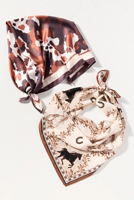 Mod Farm Hair Scarves, Set of 2 | Anthropologie (US)