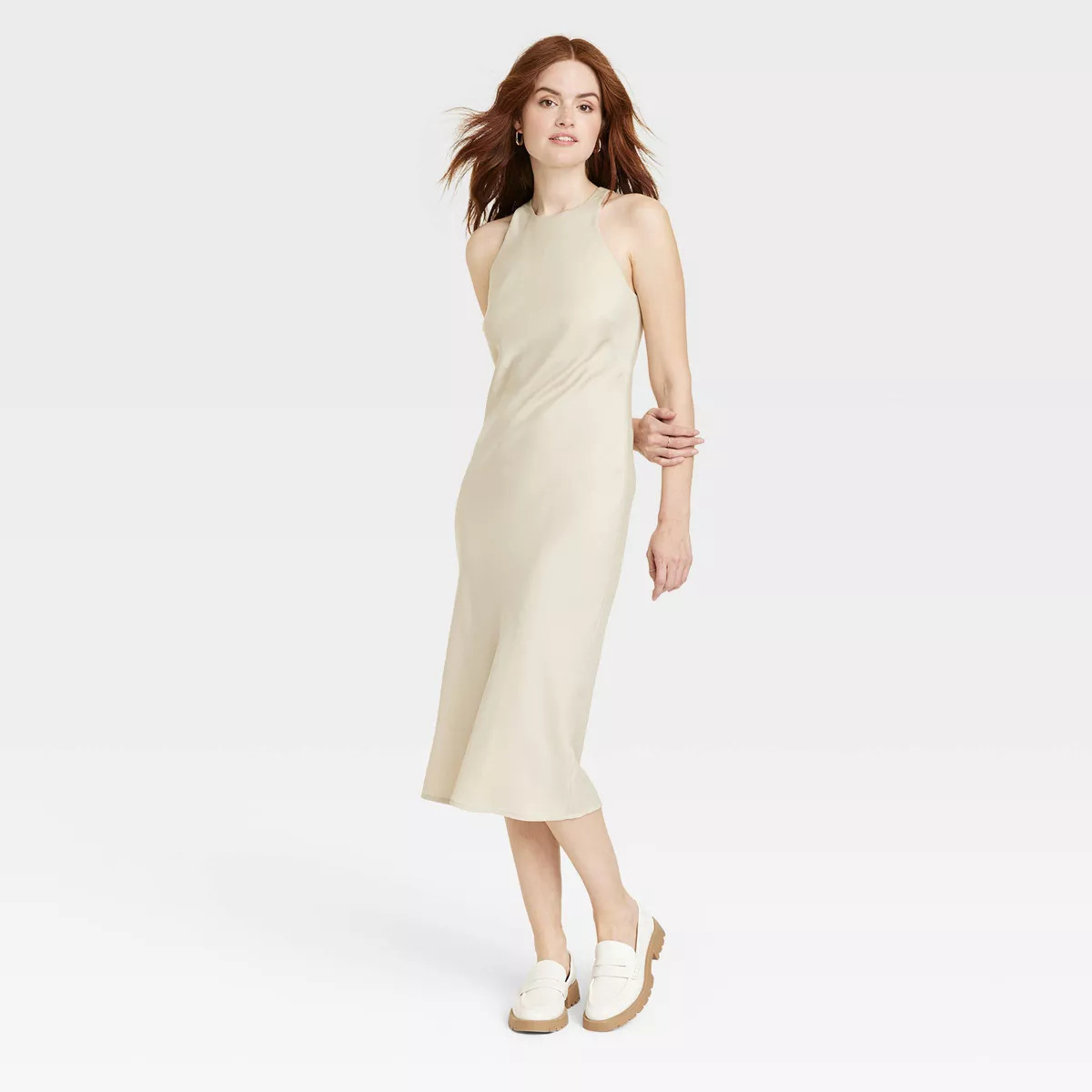 Women's High Neck Slip Dress - A New Day™ | Target