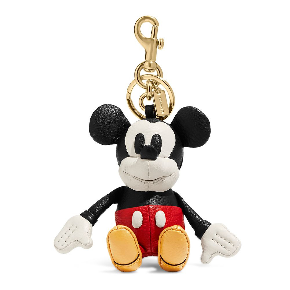 Mickey Mouse Leather Key Chain Figure by COACH | Disney Store