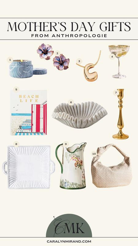 Anthropologie Mother’s Day gifts- use code CARALYN20 for 20% off all full priced apparel, accessories, and beauty  

#LTKHome #LTKGiftGuide #LTKStyleTip