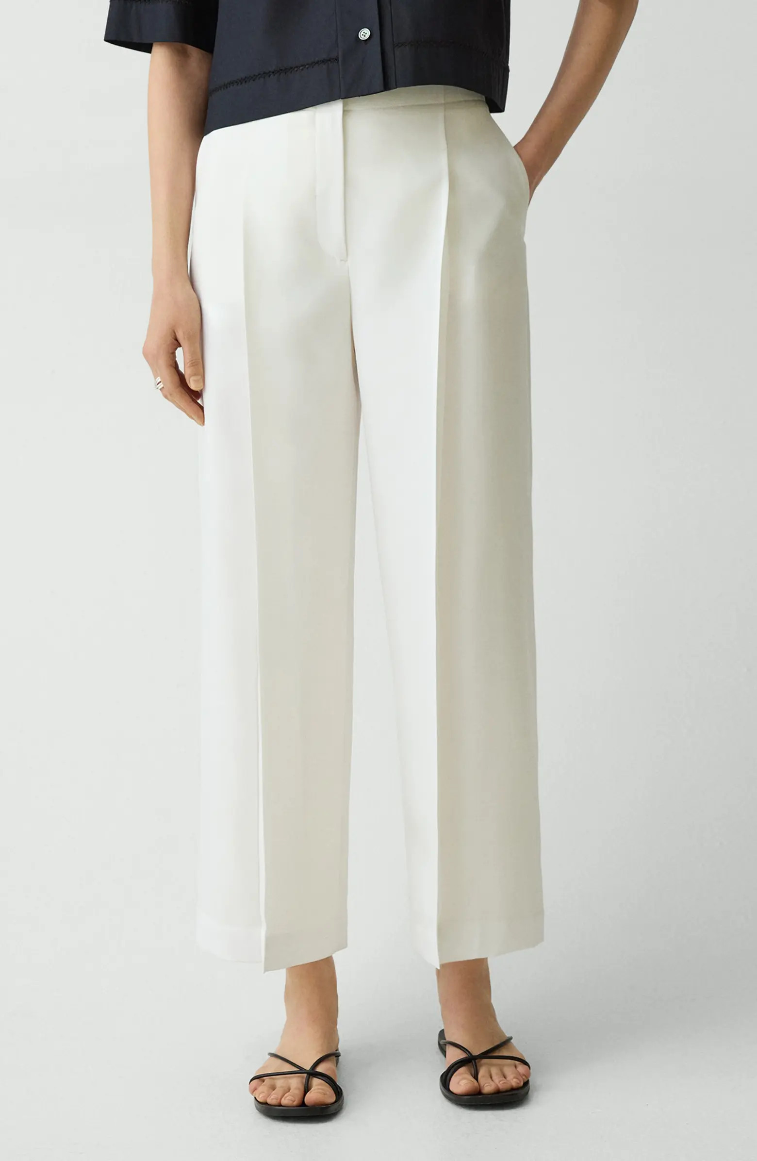 City Pleated High Waist Wide Leg Pants | Nordstrom