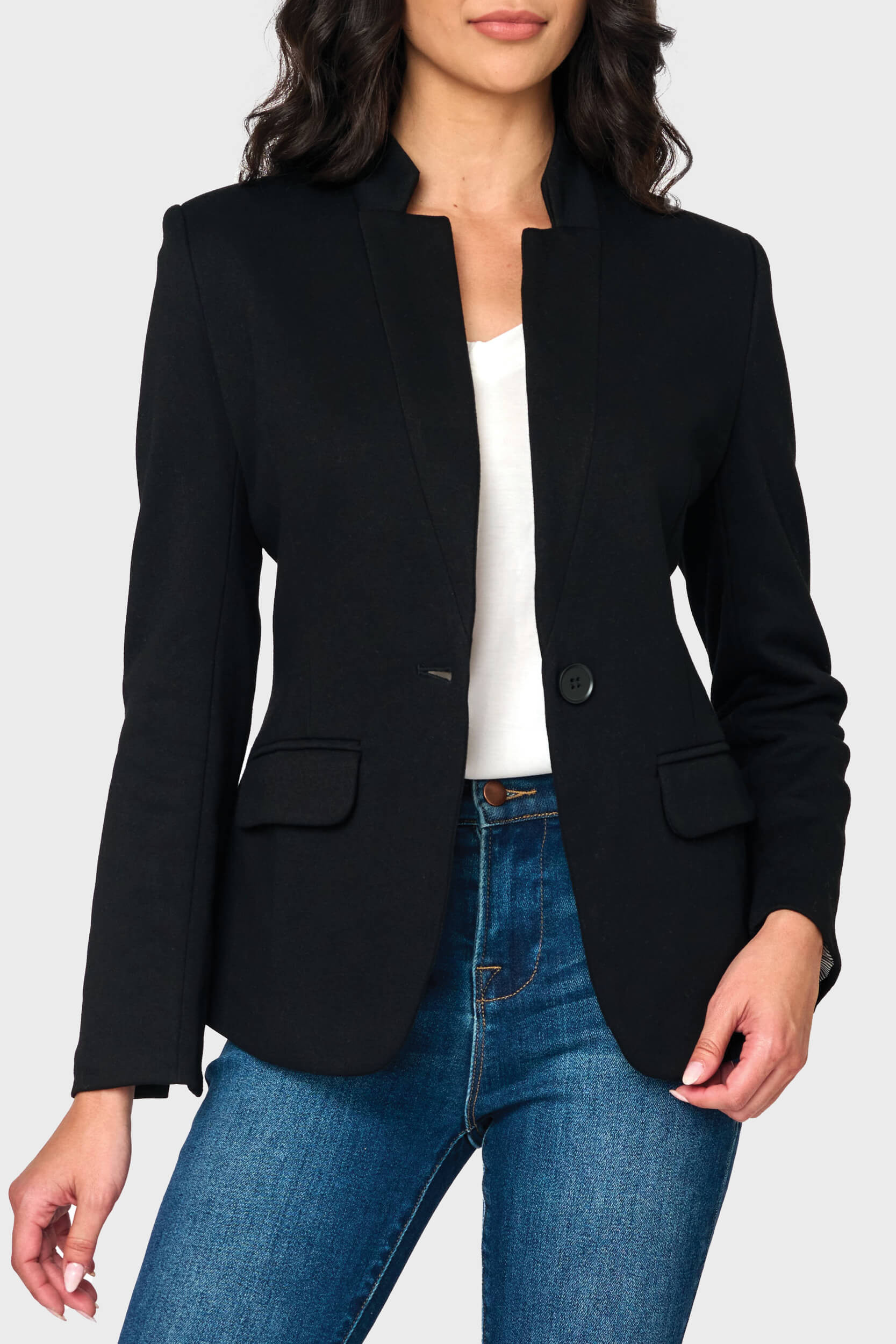 Notch Collar Blazer for Women | Favorite Work-to-Weekend | Gibsonlook | Gibsonlook