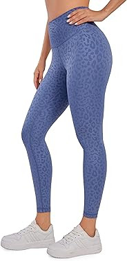 CRZ YOGA Matte Faux Leather Leggings for Women 25'' - High Waisted Stretch Leather Pants Pleather... | Amazon (US)