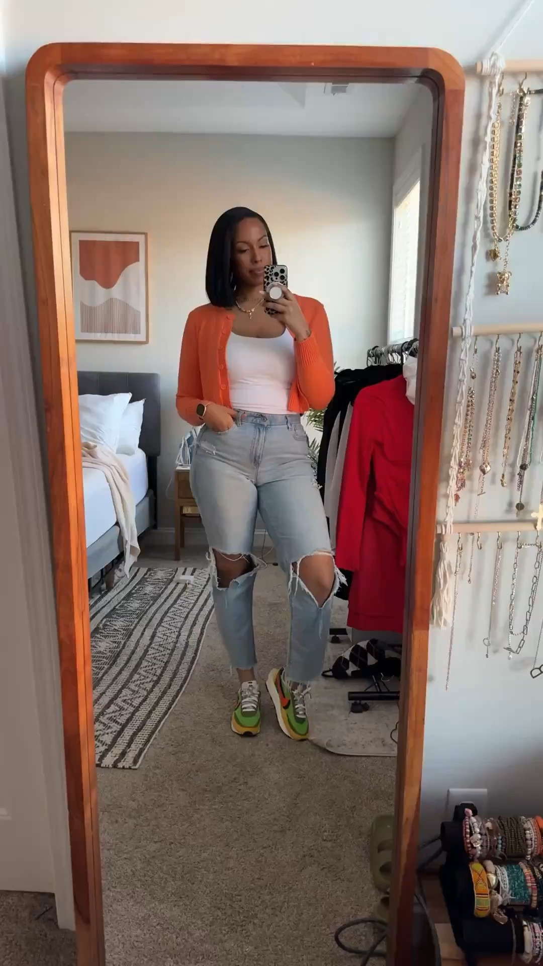 Cute Spring OOTD 🧡💚

Jeans are old from American Eagle. I have similar ones linked. 

#LTKMidsize #LTKootd #LTKTall