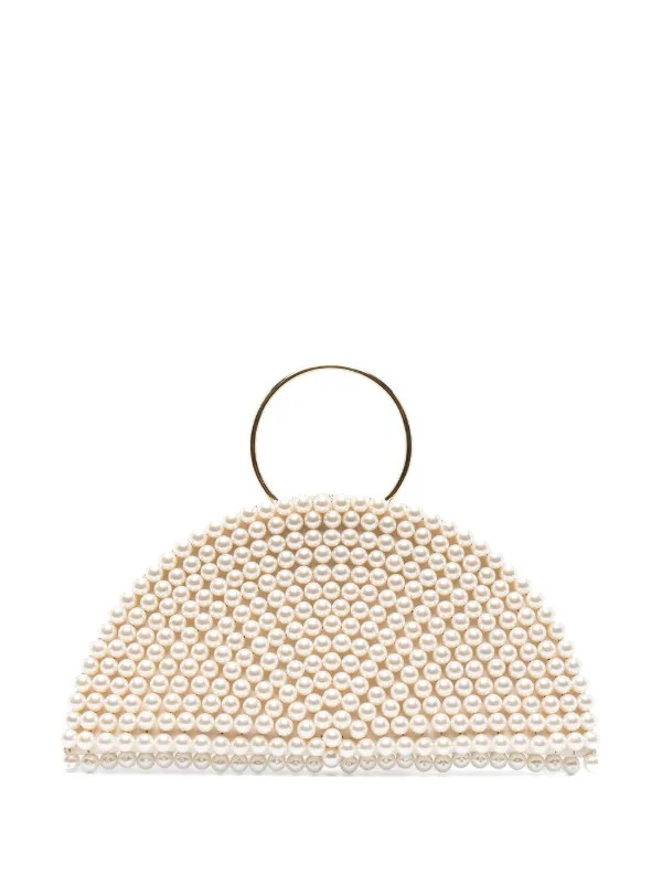 faux-pearl clutch bag | Farfetch Global