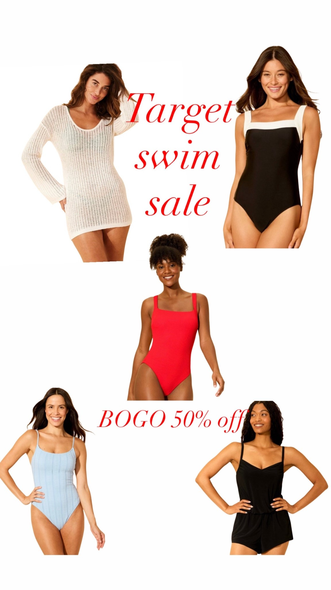 Target is having a great swim sale just in time for spring break!! I put in a big order in and am excited to try some of these styles. (I love a classic one piece that makes me feel cute and confident, so that’s what you’ll see linked here! ☺️)



#LTKOver40 #LTKSwim #LTKSaleAlert
