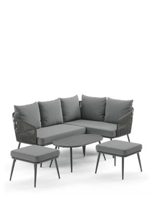 Melbourne 6 Seater Garden Corner Sofa Set | M&S Collection | M&S | Marks & Spencer (UK)
