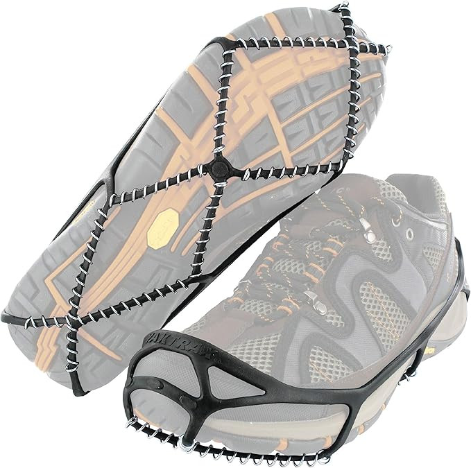 Yaktrax Walk Traction Cleats - 360-Degree Grip on Snow, Ice, & Multi-terrain Surfaces - Elastic O... | Amazon (US)