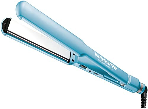 BaBylissPRO Hair Straightener, Nano Titanium Technology, 1 1/2", Blue | Amazon (US)