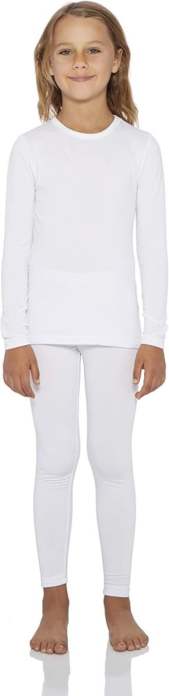 Rocky Thermal Underwear for Girls, Long Johns Fleece Lined Set, Shirt & Pants, Base Layer w/Leggi... | Amazon (US)