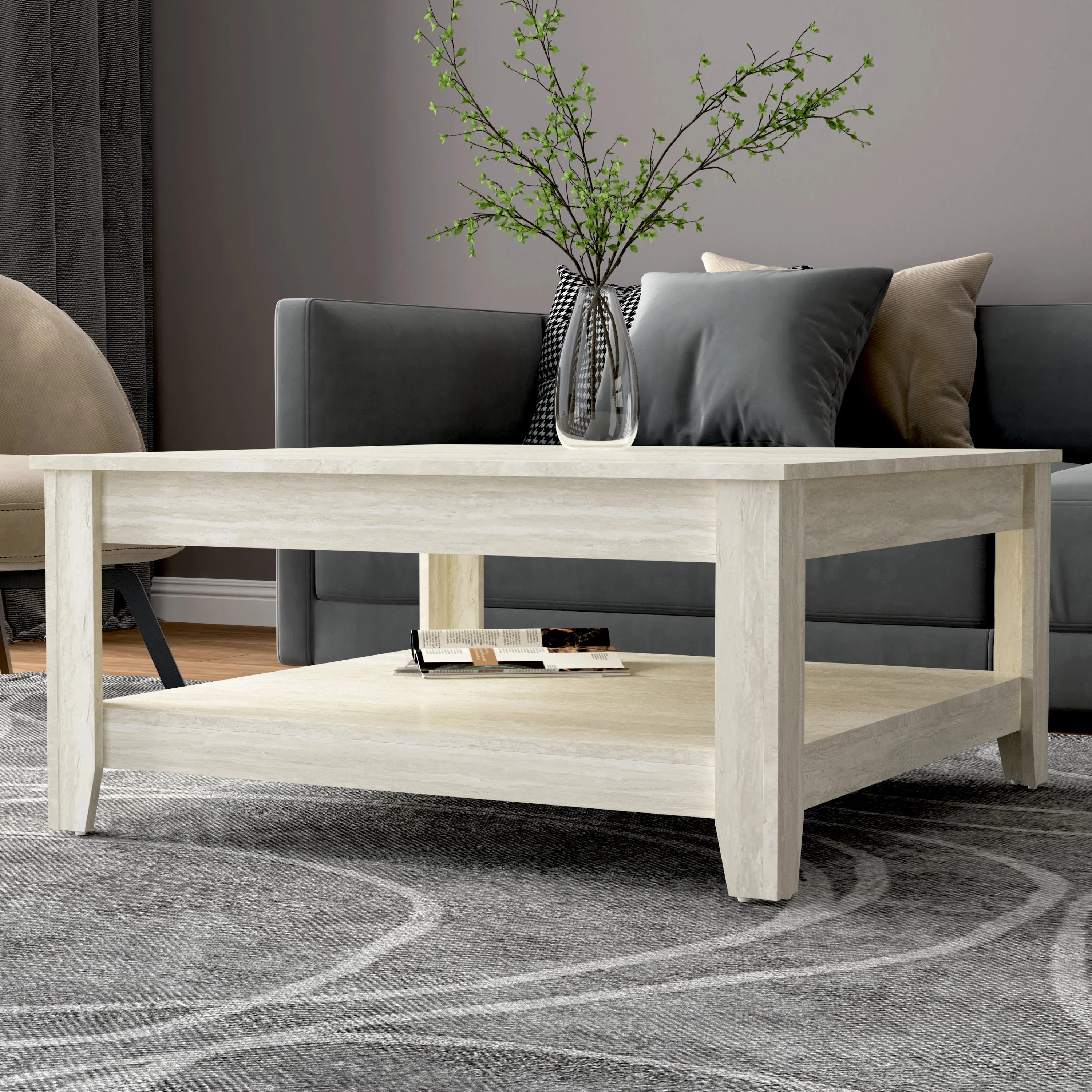 Weddel Basilico Coffee Table with Storage | Wayfair North America