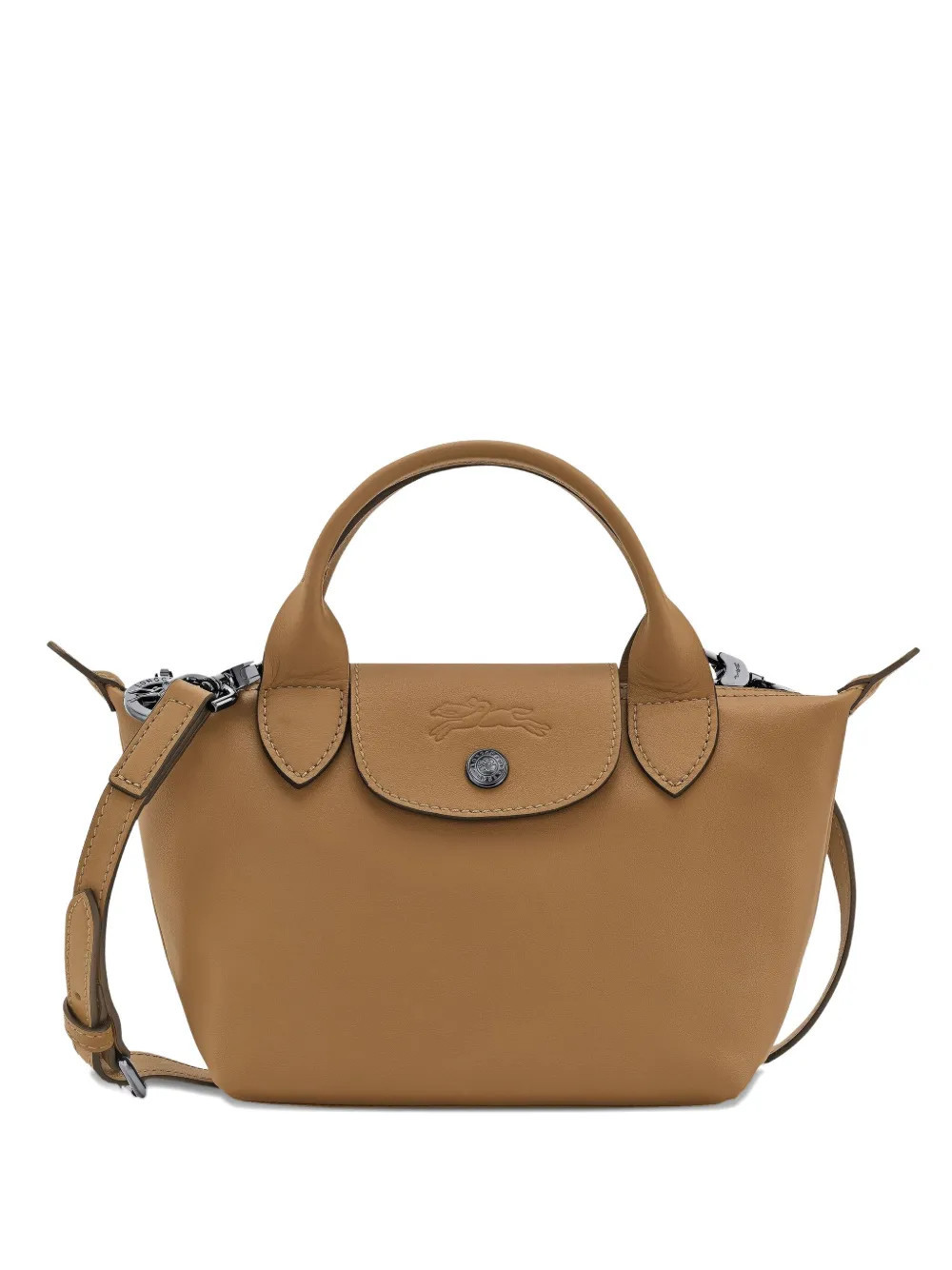 Longchamp mini Le Pliage tote bag - Brown | Farfetch Global