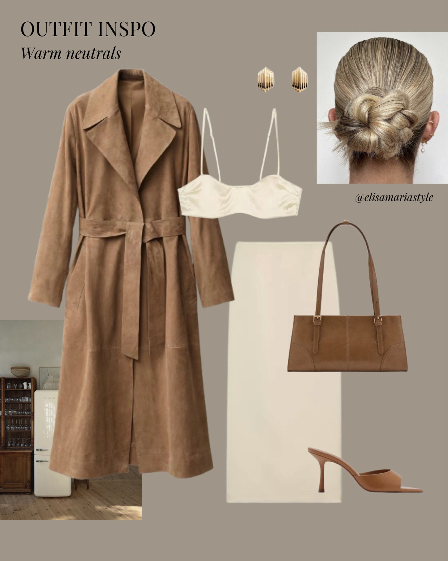 Vanilla and mocha inspired spring outfit 🤍

#LTKpartywear #LTKspring #LTKbag