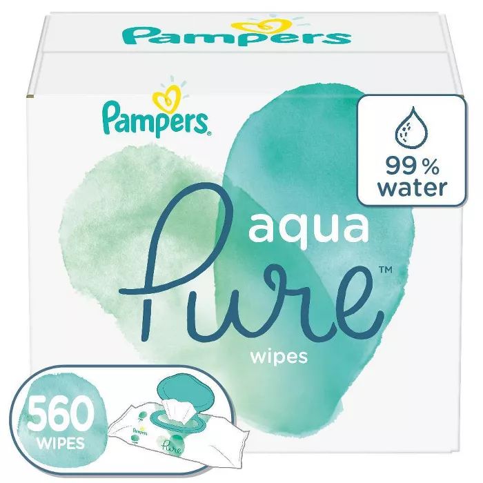 Pampers Aqua Pure Wipes (Select Count) | Target
