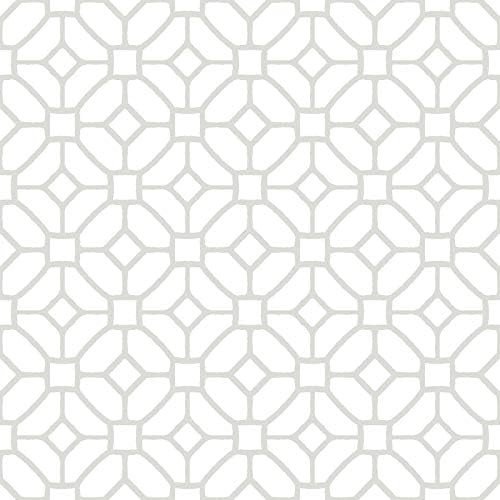 FloorPops FP2946 Lattice Peel & Stick Floor Tile, White | Amazon (CA)