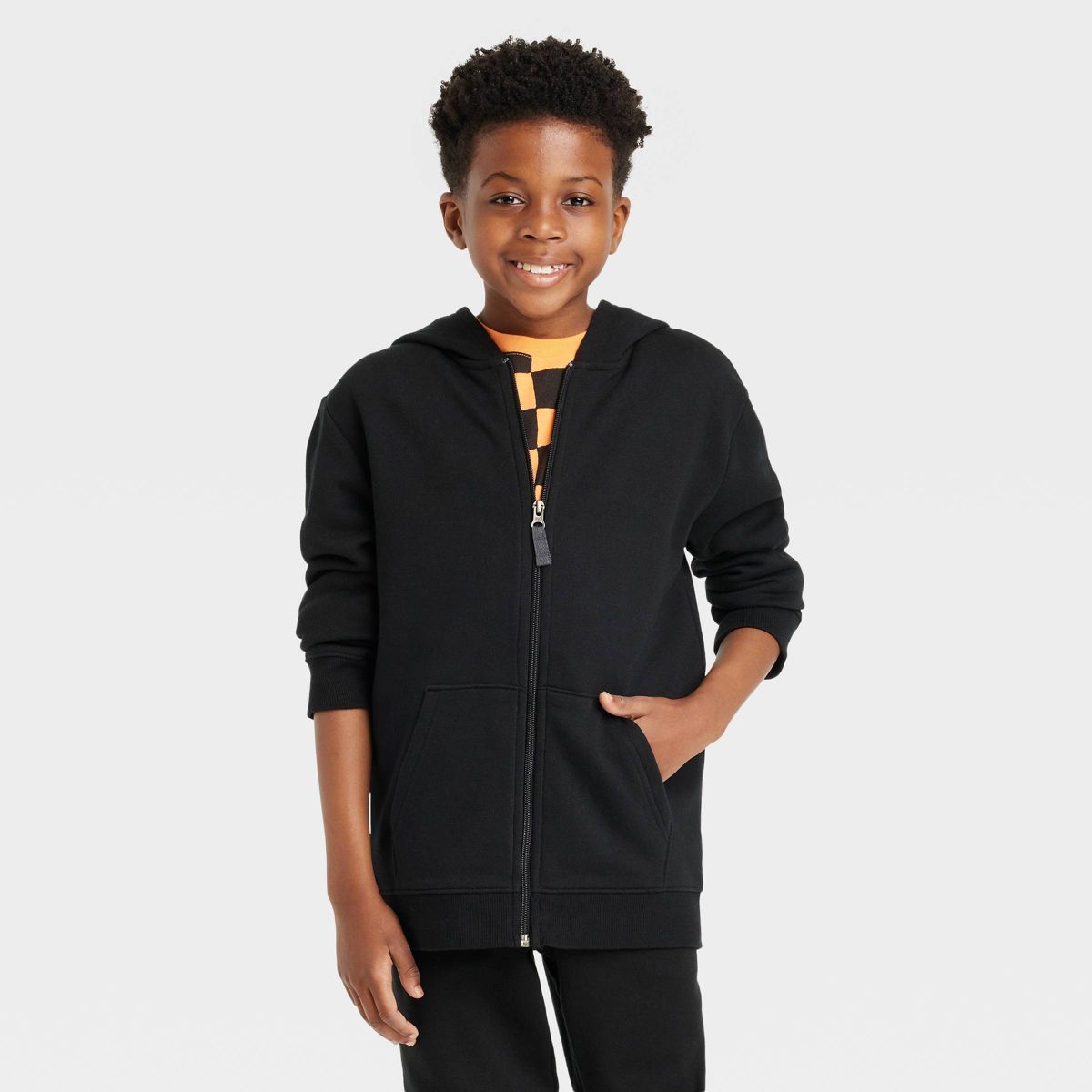 Boys' Fleece Zip-Up Sweatshirt - Cat & Jack™ | Target