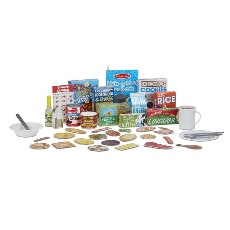 Melissa & Doug Deluxe Kitchen Collection Cooking & Play Food Set 52 pieces | Walmart (US)