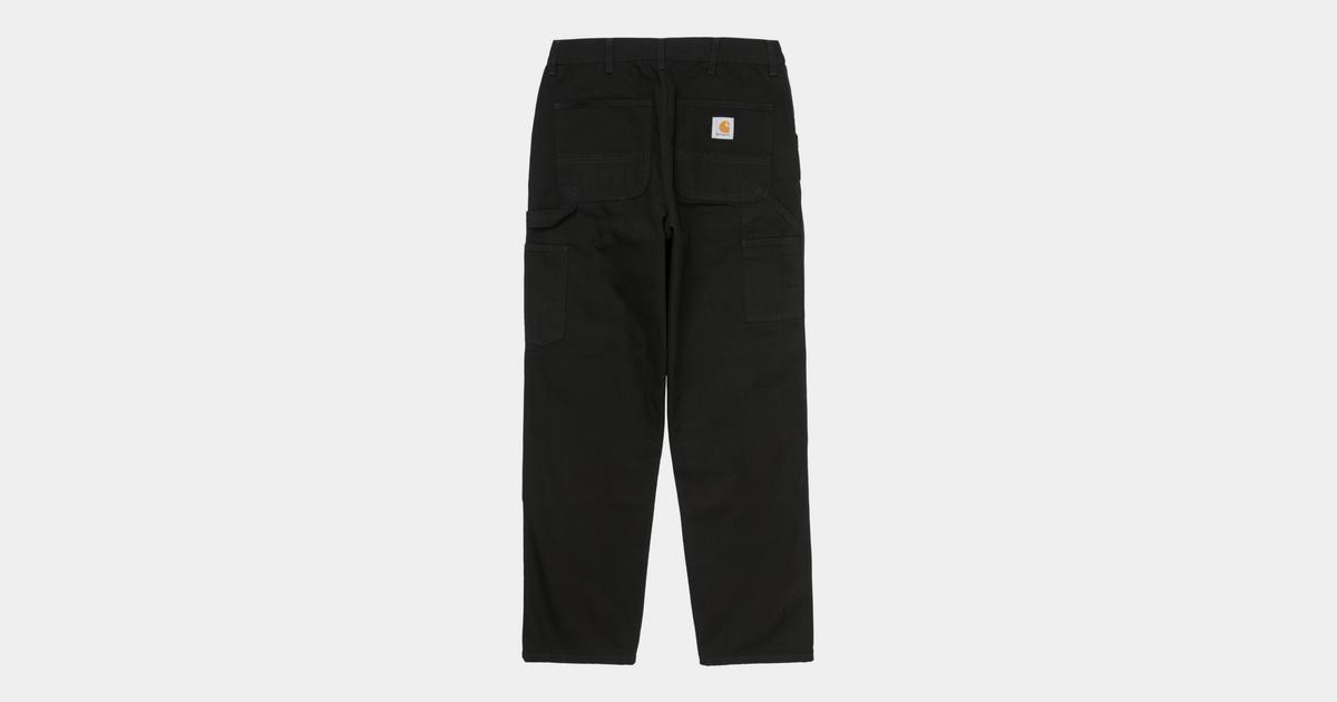 Carhartt WIP Double Knee Pant, Black | Official Online Store | Carhartt WIP UK