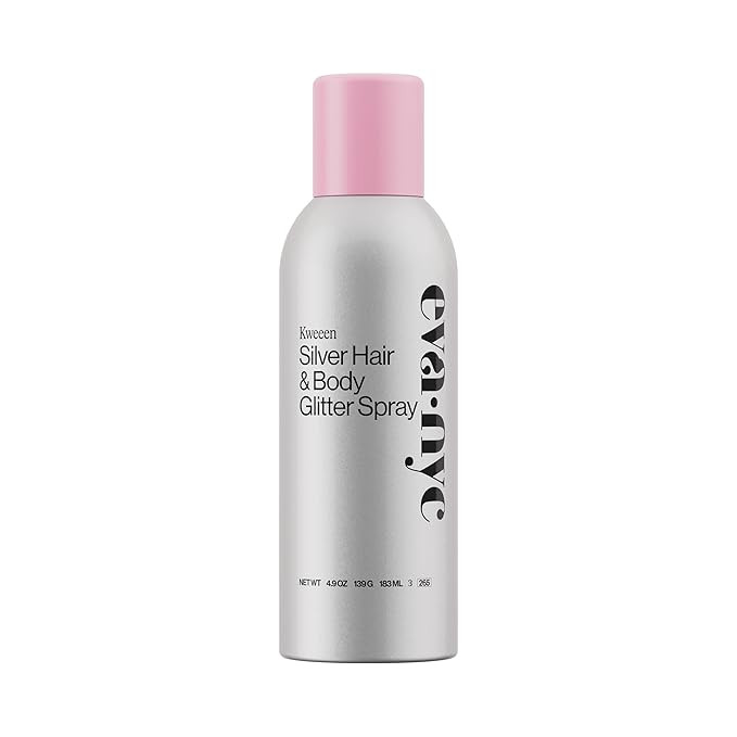 Eva NYC Kweeen Silver Hair and Body Glitter Spray - Our Original Ultra Shimmery Glitter, New Look... | Amazon (US)