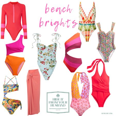 Beach brights. For those who like to stand out in the sun 🌈💕✨☀️

#LTKFind #LTKswim #LTKsalealert