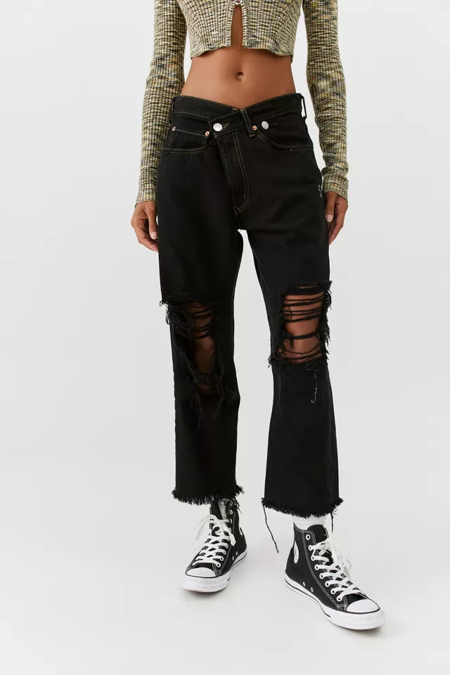 Urban Renewal Remade Levi’s Crossover Distressed Jean | Urban Outfitters (US and RoW)