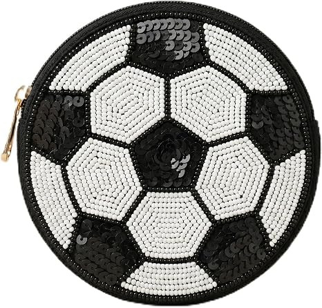 Game-Themed Beaded Coin Purse – Handmade Small Zipper Pouch with Colorful Designs for Cash, Car... | Amazon (US)