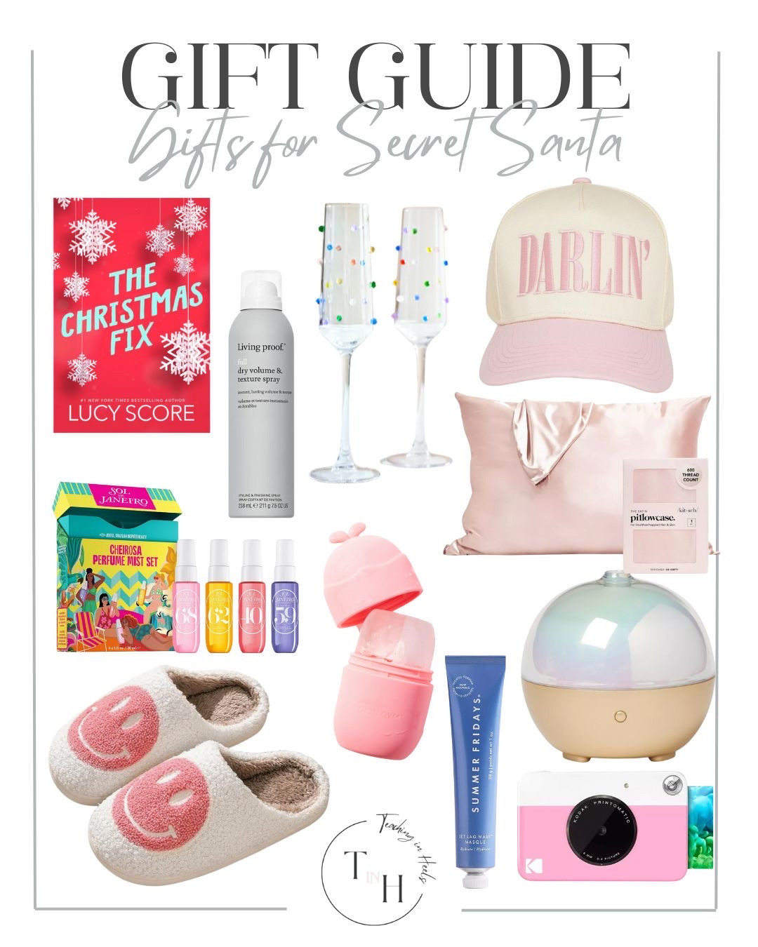 Smile slippers  kodak camera  Sol de janeiro spray set  essential oil diffuser  trucker hat  champagne flutes  booktok book  the christmas fix  jet lag mask  summer fridays  satin pillow case  ice mold  facial ice mold  texture spray  gift guide  holiday gift guide  secret santa ideas  secret santa gift guide  


#LTKHoliday #LTKSeasonal #LTKGiftGuide