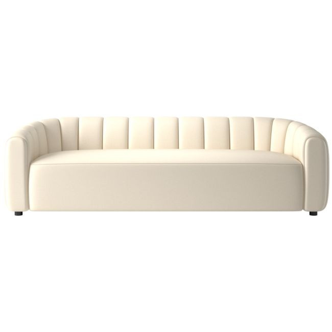 Fitz 97.5"" Sofa Kanvas Sand | CB2